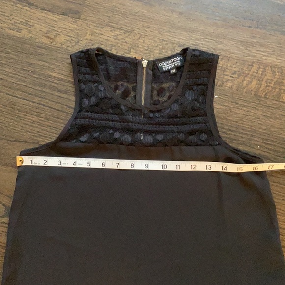 Papermoon Stitch Fix Black Tank Blouse XSP EUC - Picture 4 of 7